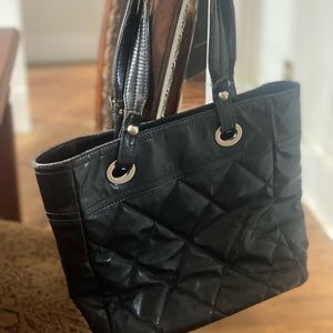 Chanel Biarritz Black Patent handbag